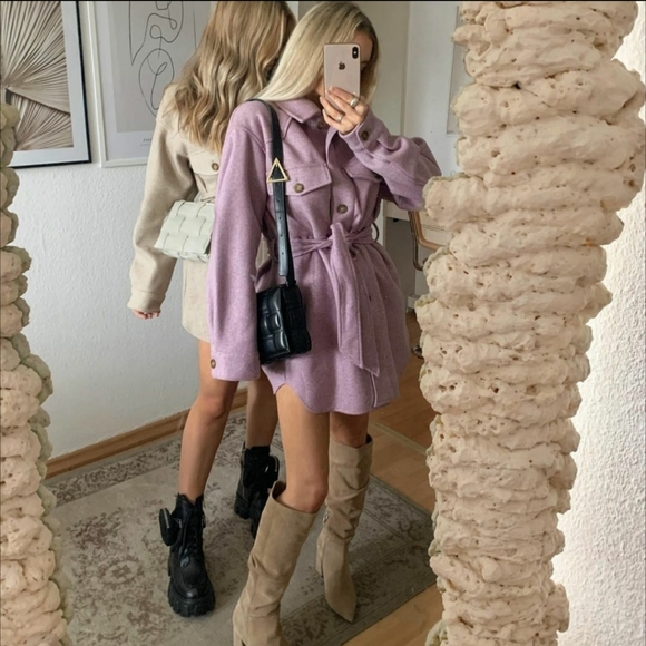 Zara belted shirt jacket - Picture 12 of 17